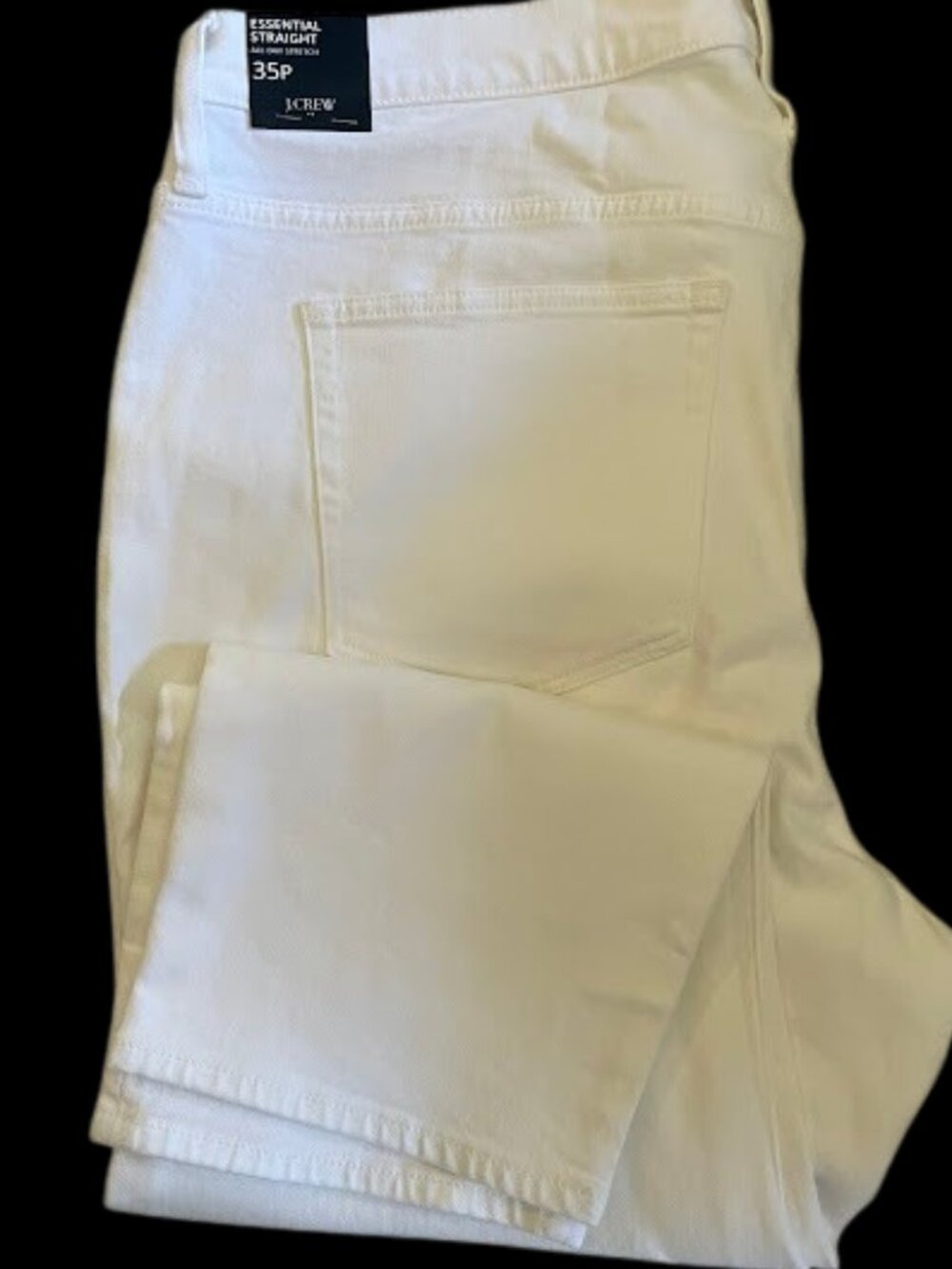 J Crew 35P Essential Straight White Jean